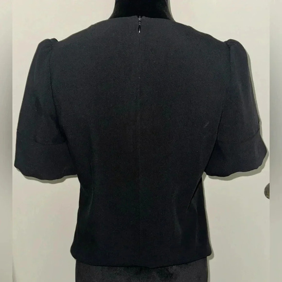J.ING Puff Sleeve Black Blouse - Size S - Picture 3 of 6